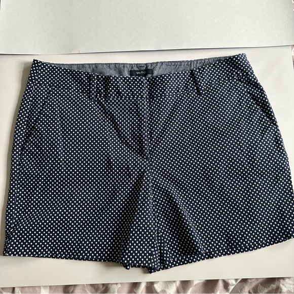 Nautica Pants - Nautica Blue and White Polka Dot Size 12